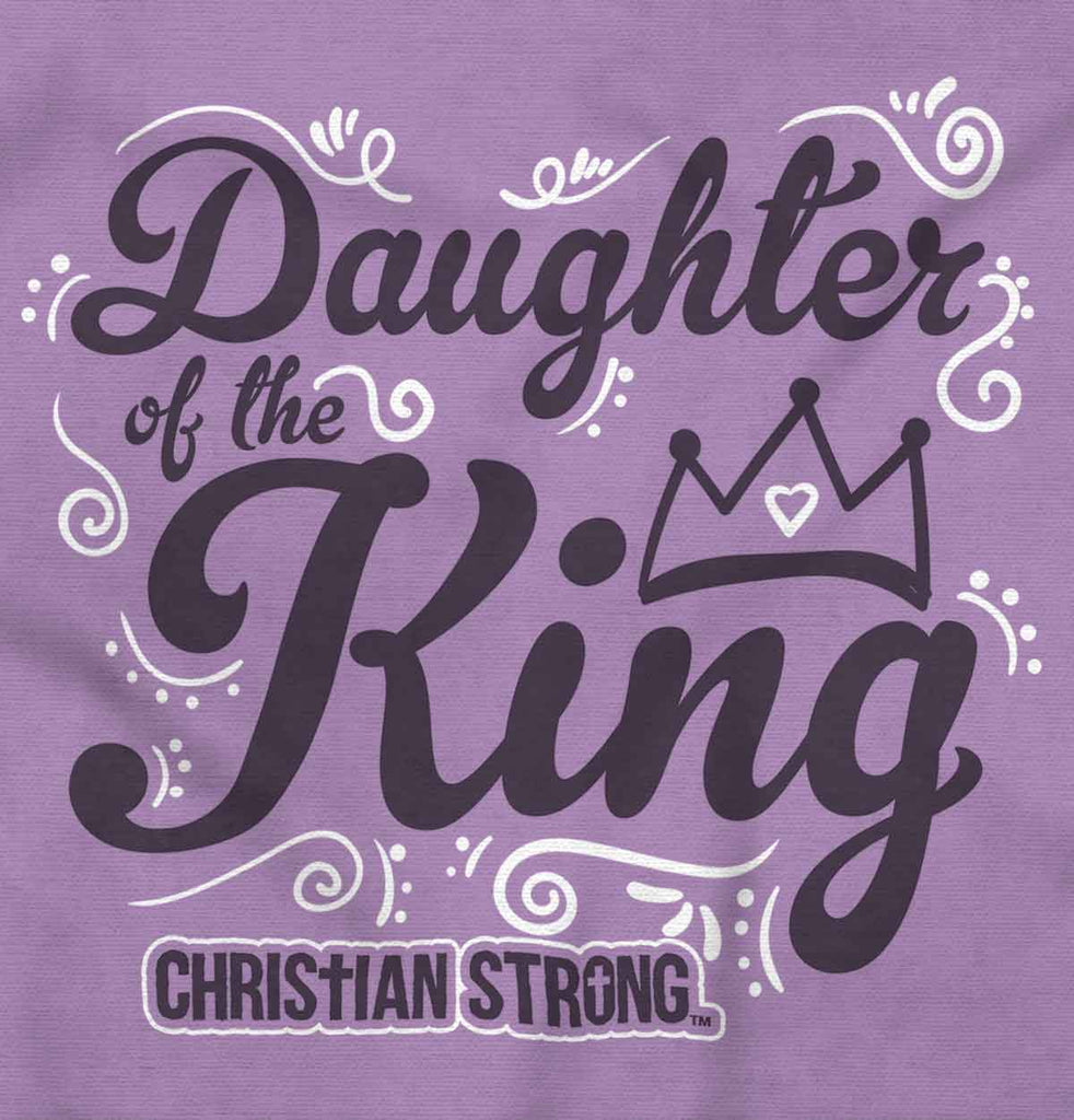 Daughter Of The King Toddler Ruffle Bottom Tee-Direct To Garment Print-Brisco Baby