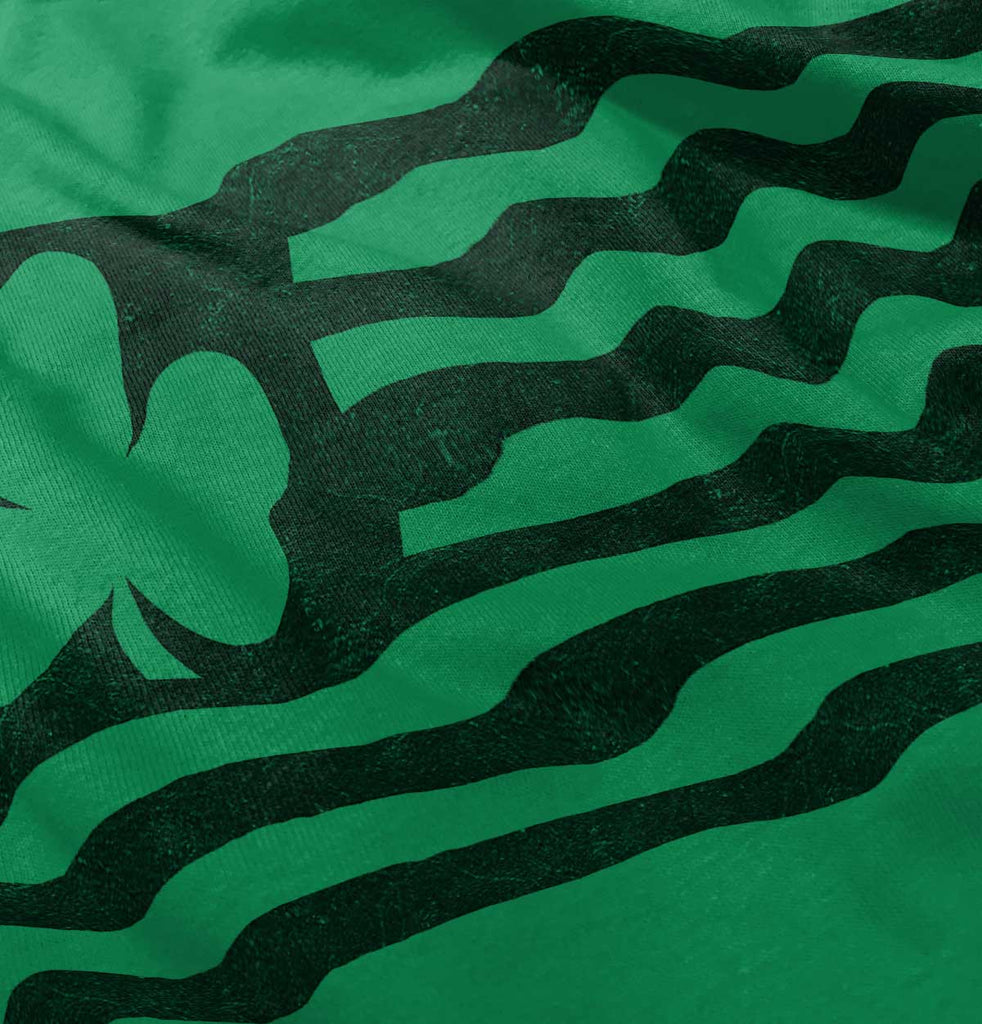 Shamrock Flag Romper Bodysuit-Direct To Garment Print-Brisco Baby