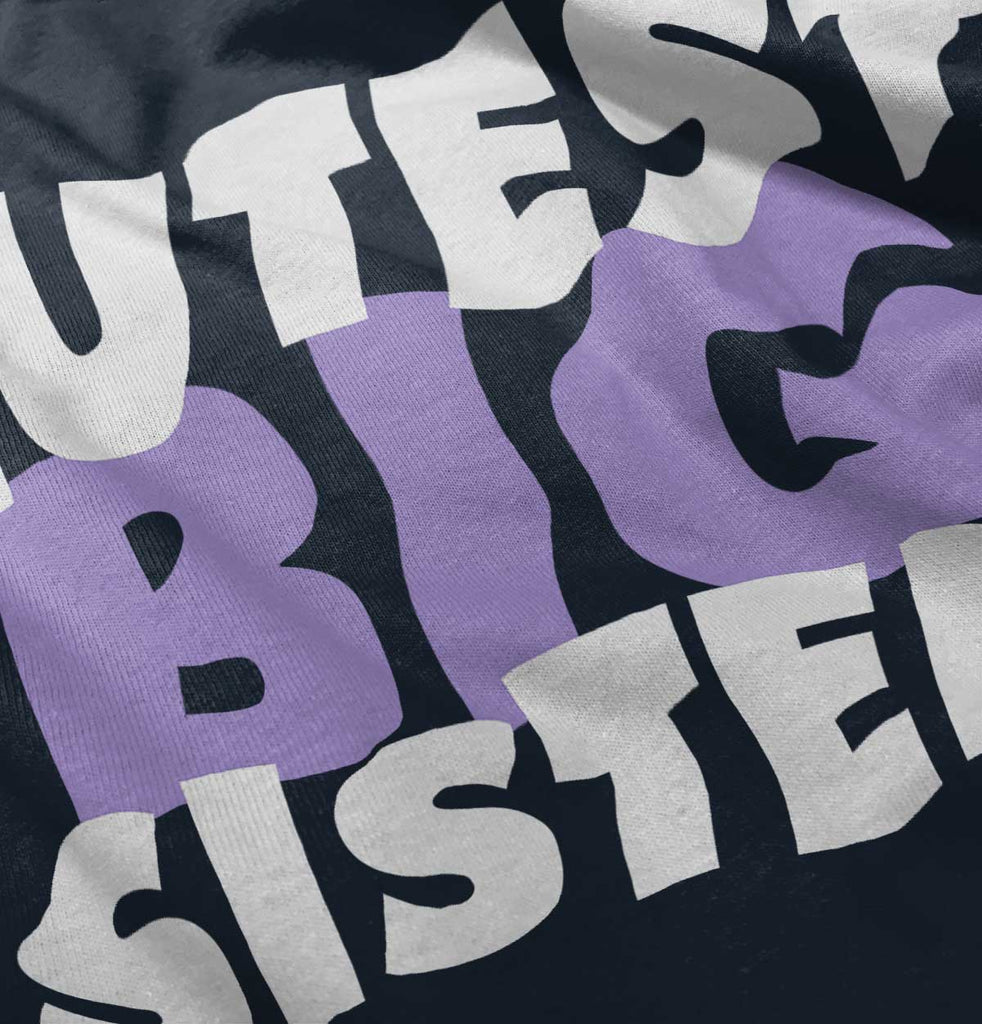 Cutest Big Sister Romper Bodysuit-Direct To Garment Print-Brisco Baby