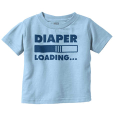 Loading Diaper Infant Toddler T Shirt-Direct To Garment Print-Brisco Baby