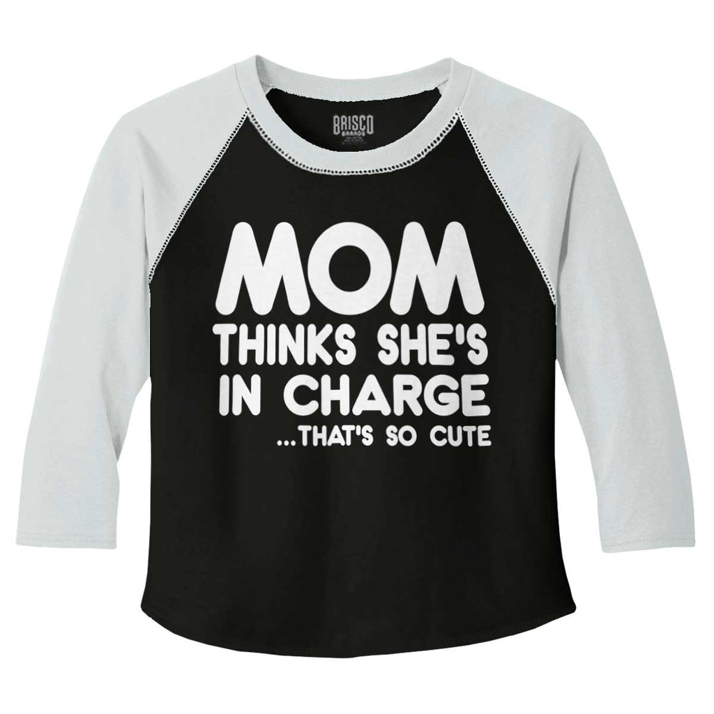 In Charge Toddler Baseball-Direct To Garment Print-Brisco Baby