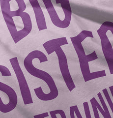 Big Sister In Training Romper Bodysuit-Direct To Garment Print-Brisco Baby