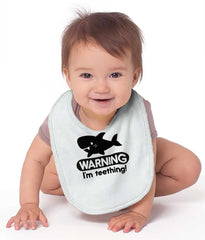 I'm Teething Infant Baby Bib-Direct To Garment Print-Brisco Baby