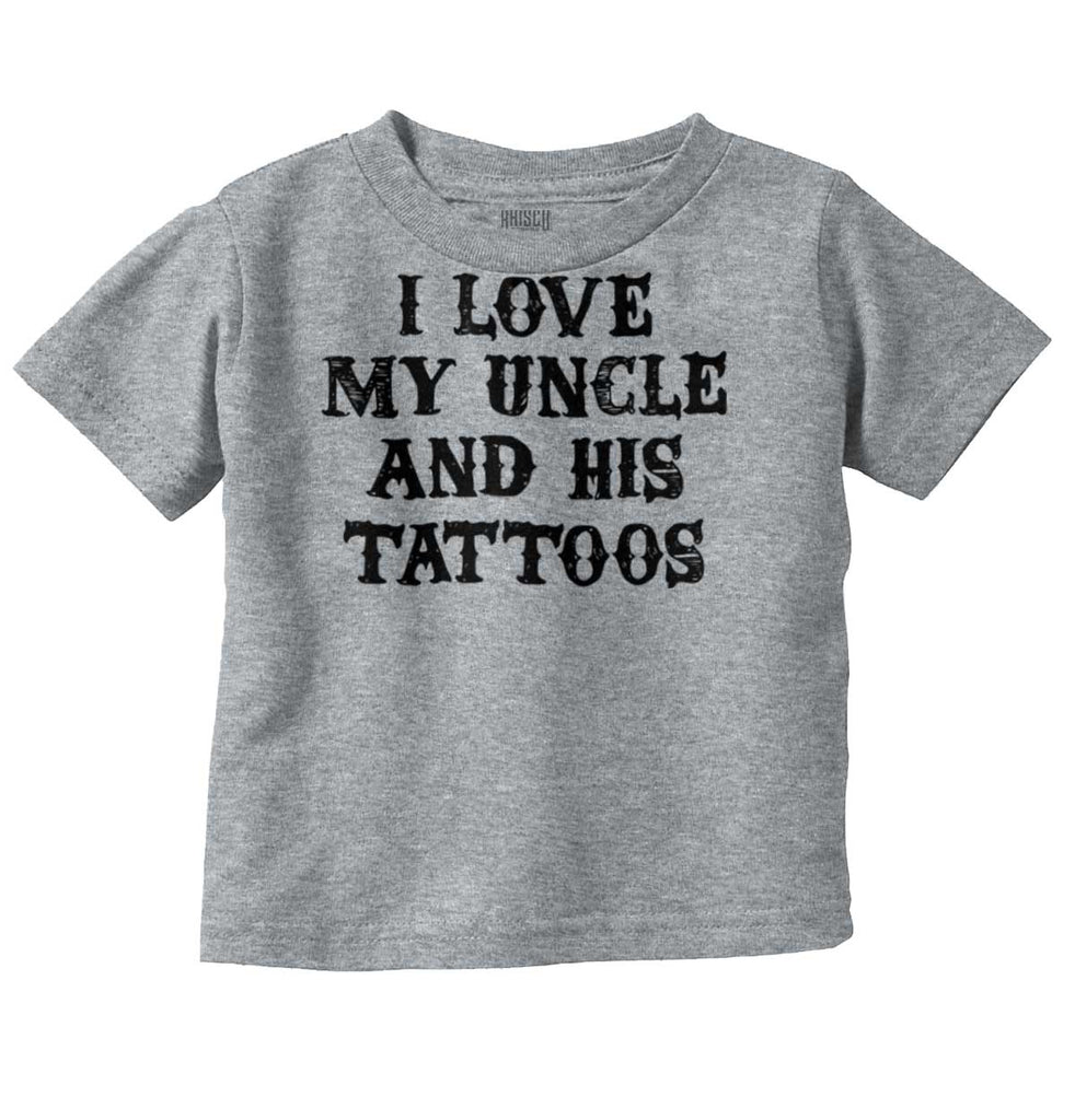 Uncle's Tattoos Infant Toddler T Shirt-Direct To Garment Print-Brisco Baby
