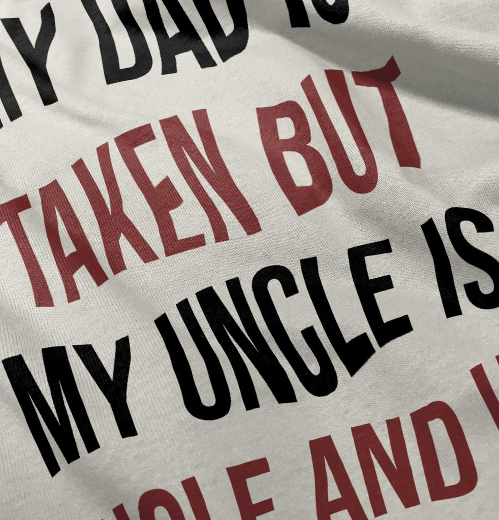 Dad Taken Uncle Sing Baby Striped Skirt Dress-Direct To Garment Print-Brisco Baby