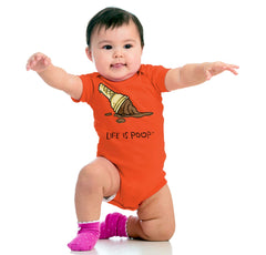 Dropped Cone Romper Bodysuit-Direct To Garment Print-Brisco Baby