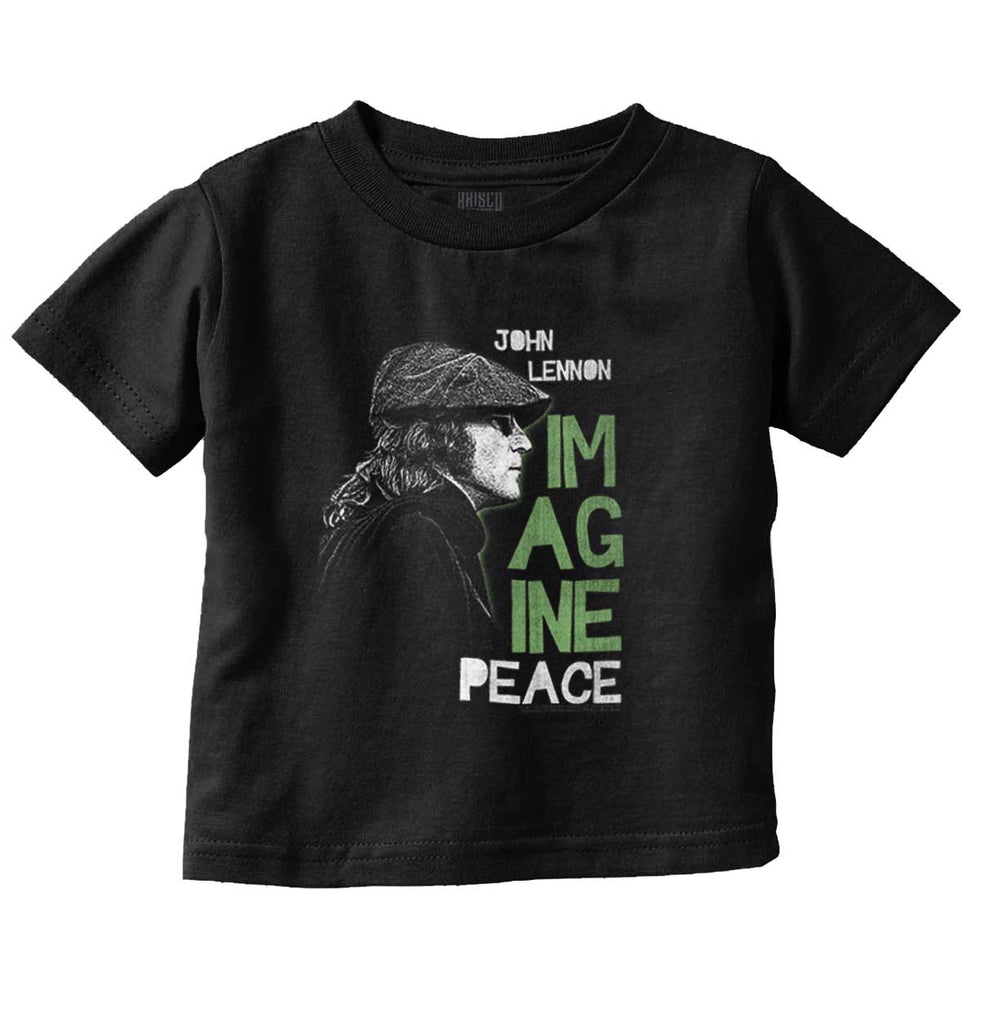 Imagine Peace Infant Toddler T Shirt-Direct To Garment Print-Brisco Baby