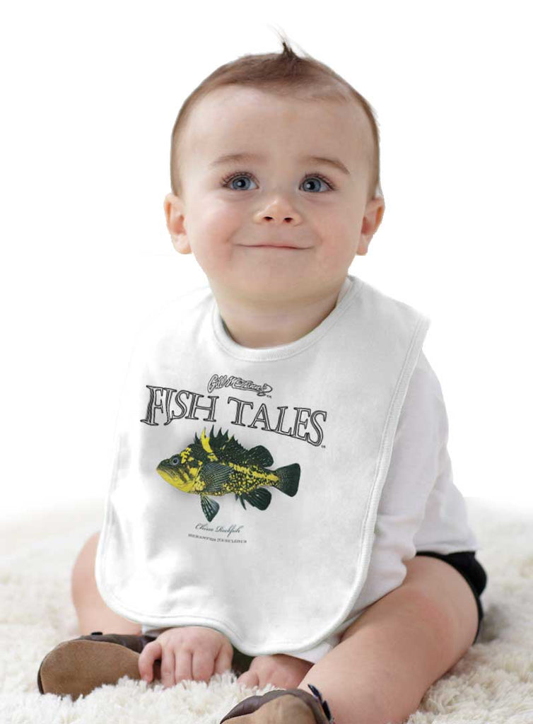 China Rockfish Infant Baby Bib-Direct To Garment Print-Brisco Baby