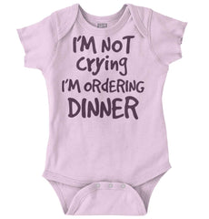 Ordering Dinner Romper Bodysuit-Direct To Garment Print-Brisco Baby