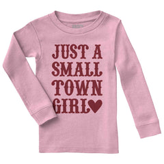 Small Town Girl Solid Baby Pajama Top-Direct To Garment Print-Brisco Baby