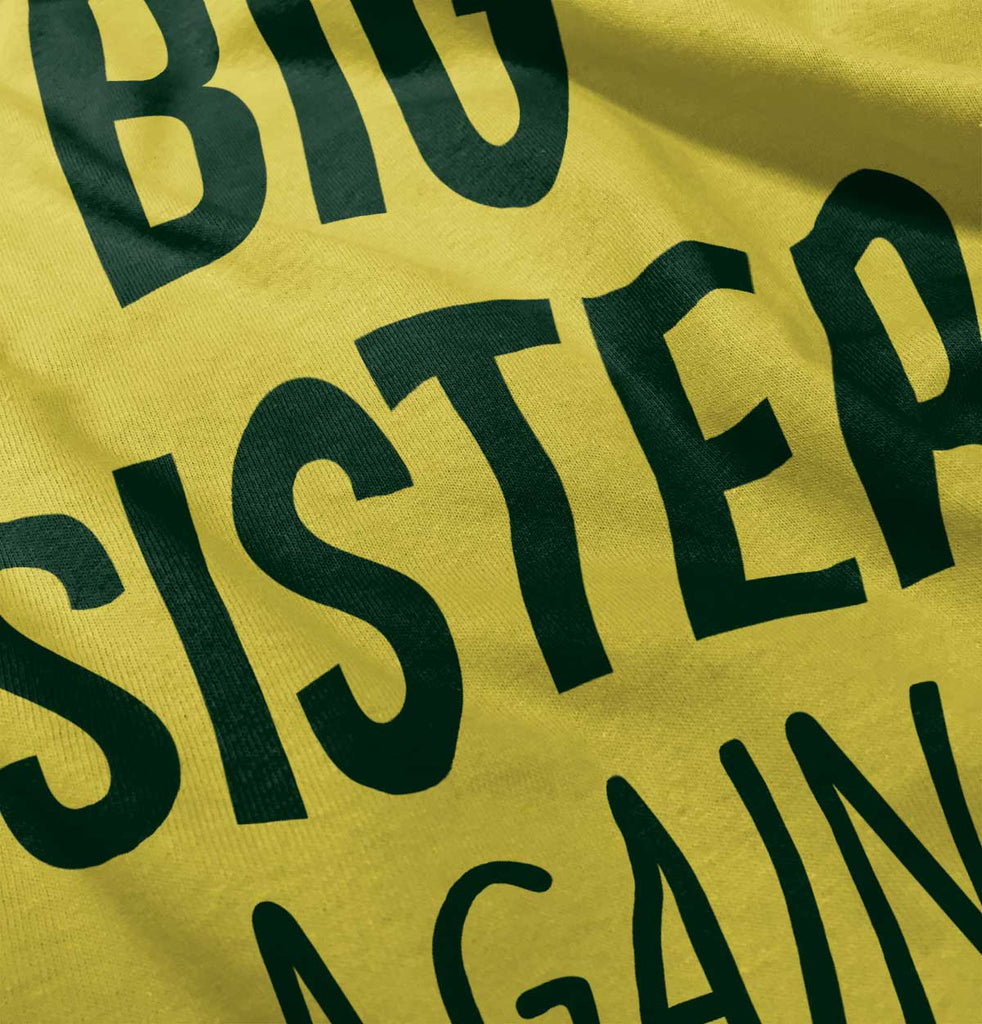 Big Sister Again Romper Bodysuit-Direct To Garment Print-Brisco Baby