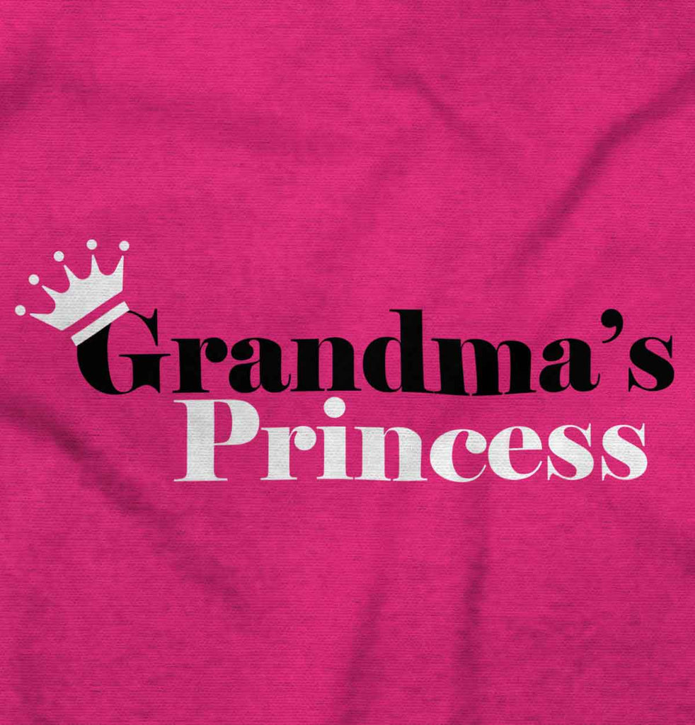 Grandma's Princess Infant Toddler T Shirt-Direct To Garment Print-Brisco Baby