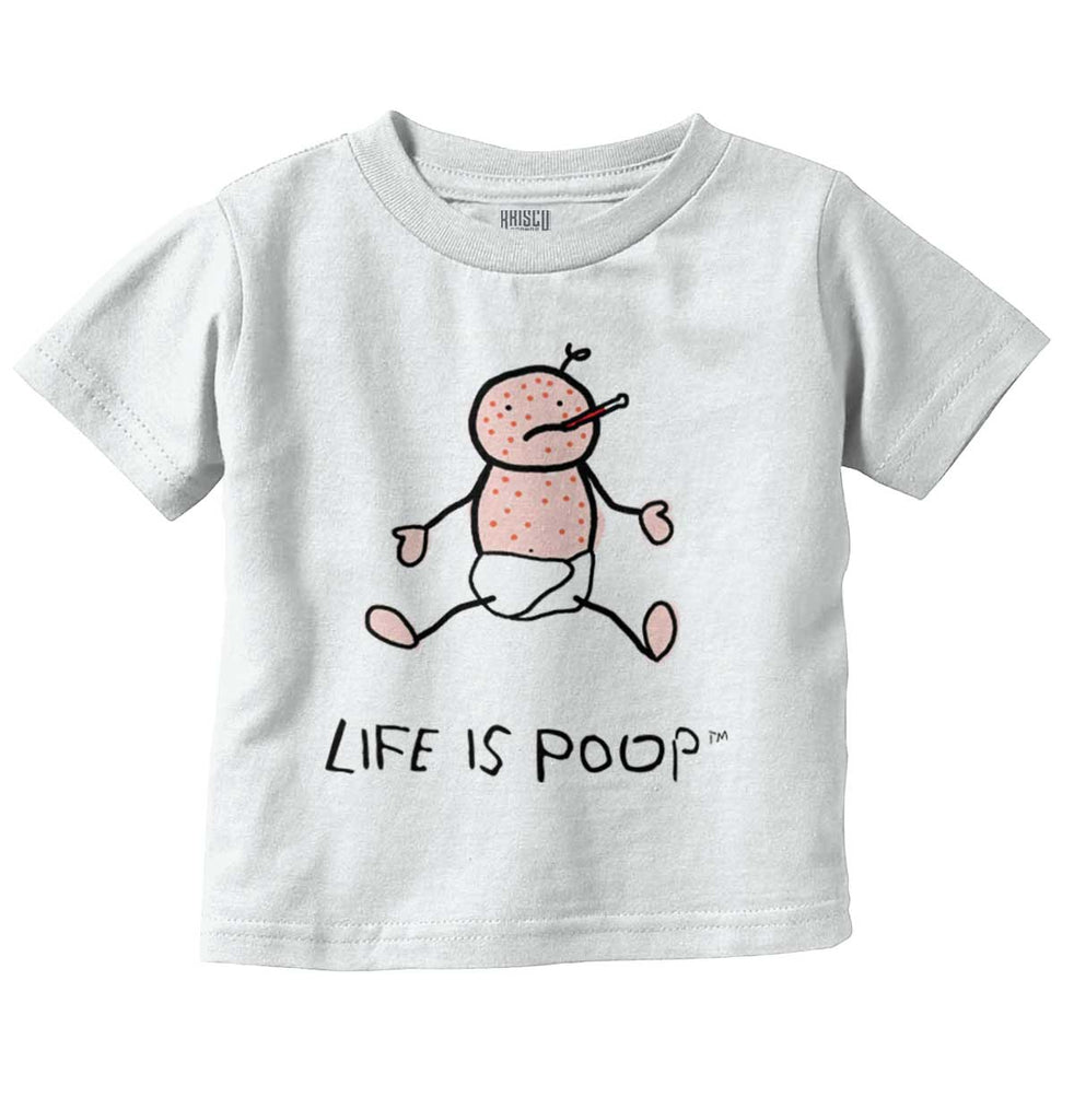 Chicken Pox Infant Toddler T Shirt-Direct To Garment Print-Brisco Baby