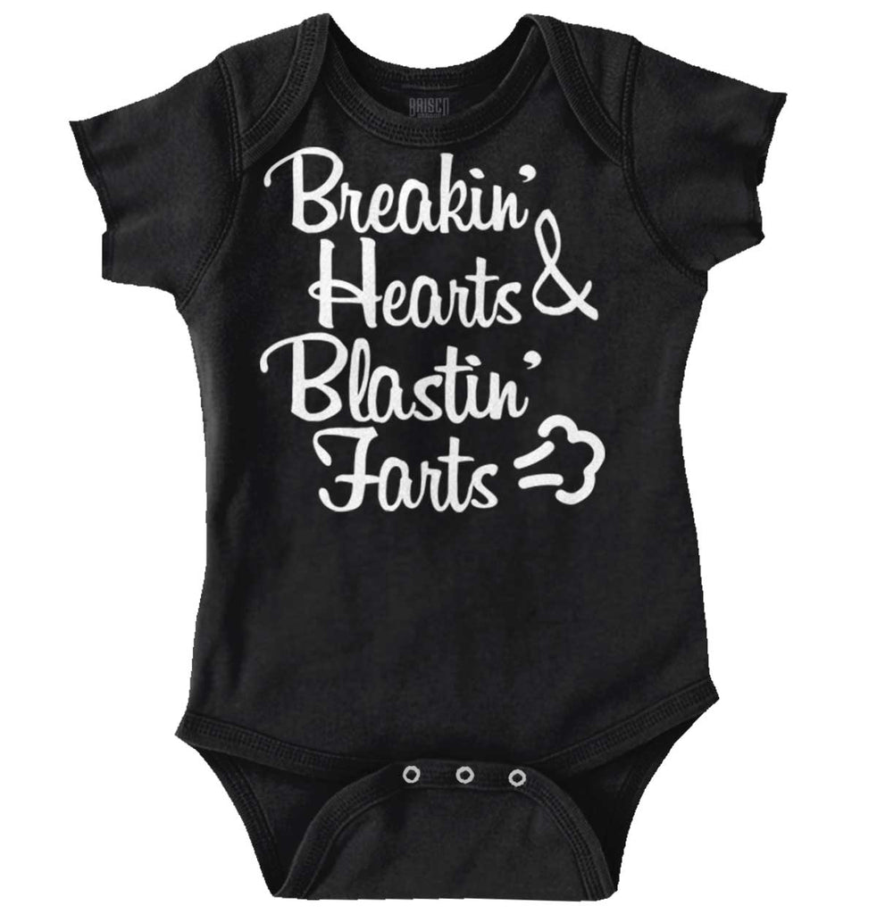 Blastin Farts Romper Bodysuit-Direct To Garment Print-Brisco Baby