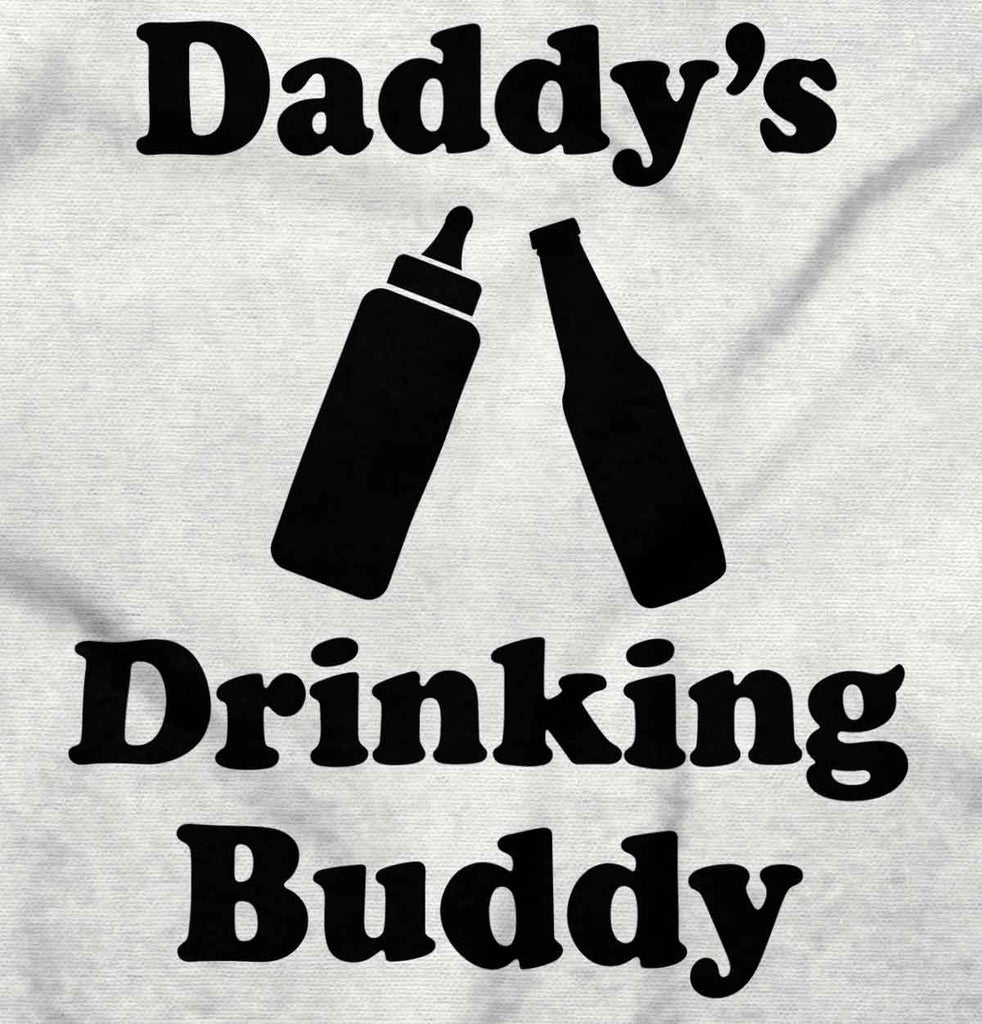 Drinking Buddy Infant Toddler T Shirt-Direct To Garment Print-Brisco Baby