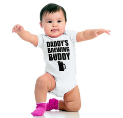 Brewing Buddy Romper Bodysuit-Direct To Garment Print-Brisco Baby