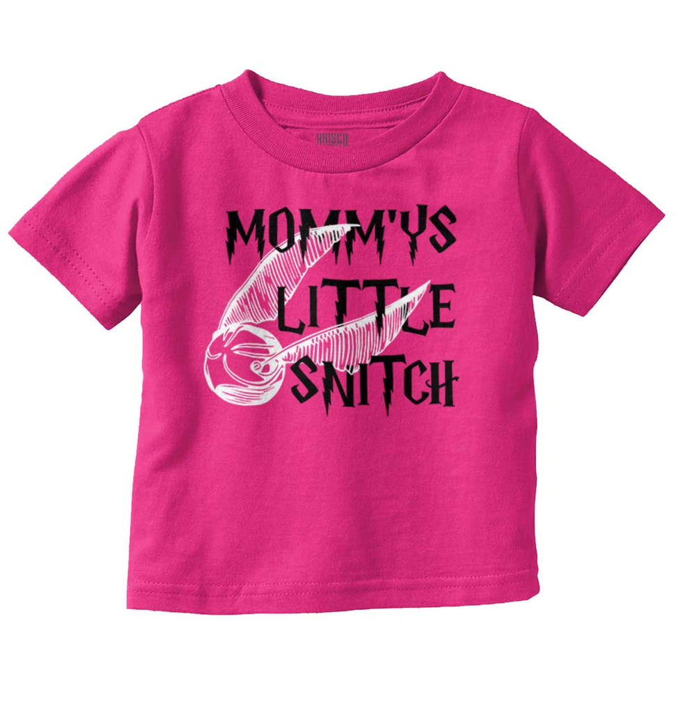 Mommy's Little Snitch Infant Toddler T Shirt-Direct To Garment Print-Brisco Baby