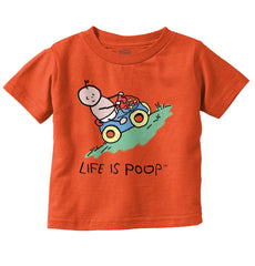 Uphill Baby Car Infant Toddler T Shirt-Direct To Garment Print-Brisco Baby