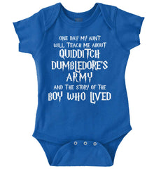 Quidditch Dumbledore Romper Bodysuit-Direct To Garment Print-Brisco Baby