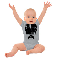 Future Gaming Buddy Romper Bodysuit-Direct To Garment Print-Brisco Baby