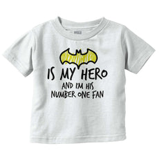 Bat Hero Infant Toddler T Shirt-Direct To Garment Print-Brisco Baby