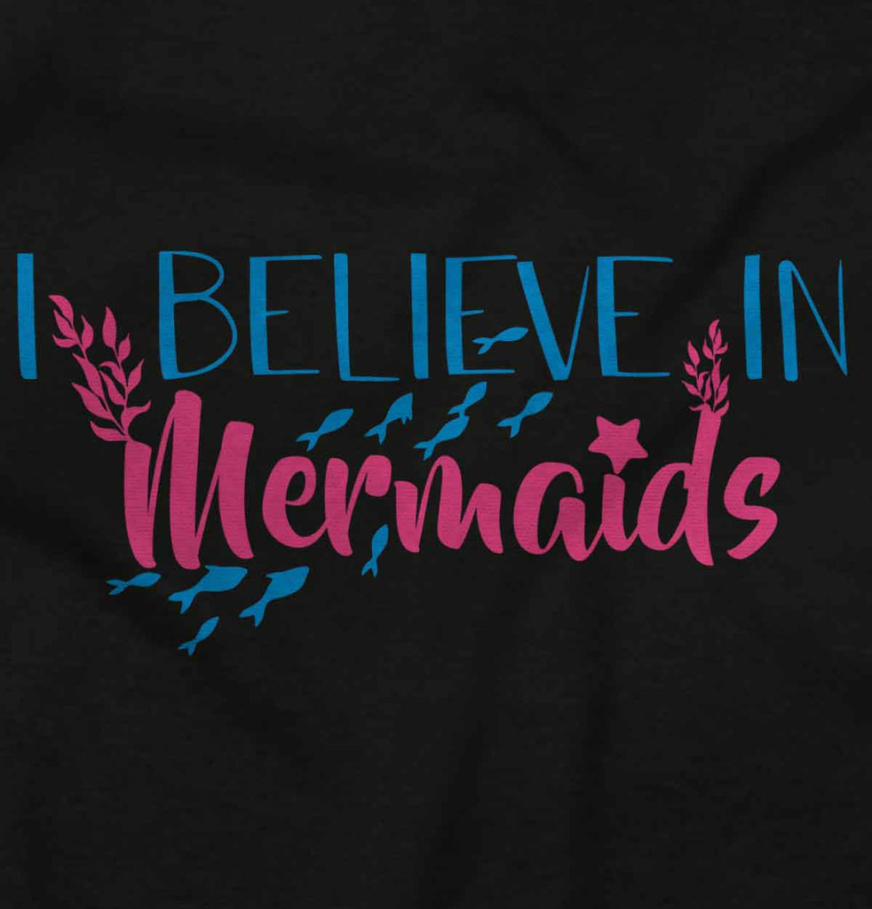 Believe In Mermaids Romper Bodysuit-Direct To Garment Print-Brisco Baby
