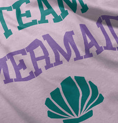 Team Mermaid Romper Bodysuit-Direct To Garment Print-Brisco Baby