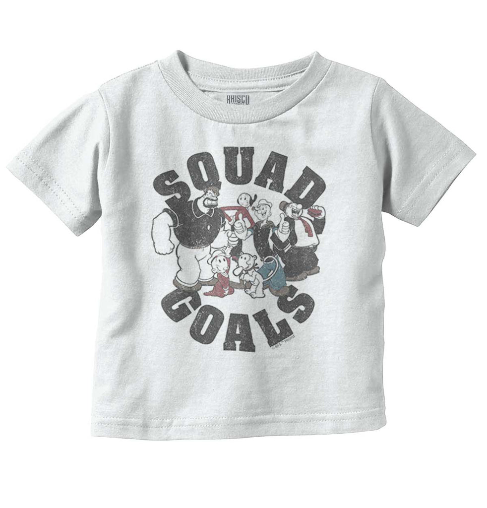 Squad Goals Infant Toddler T Shirt-Direct To Garment Print-Brisco Baby
