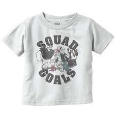 Squad Goals Infant Toddler T Shirt-Direct To Garment Print-Brisco Baby