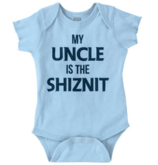 Uncle Shiznit Romper Bodysuit-Direct To Garment Print-Brisco Baby