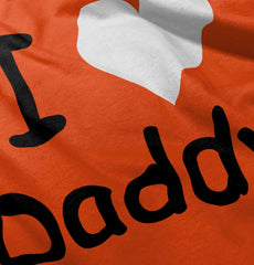 I Heart Daddy Toddler Pullover Hoodie-Direct To Garment Print-Brisco Baby