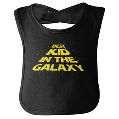 Best Kid In The Galaxy Infant Baby Bib-Direct To Garment Print-Brisco Baby