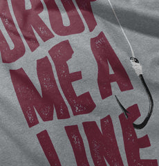 Drop Me A Line Ringer Bodysuit-Direct To Garment Print-Brisco Baby