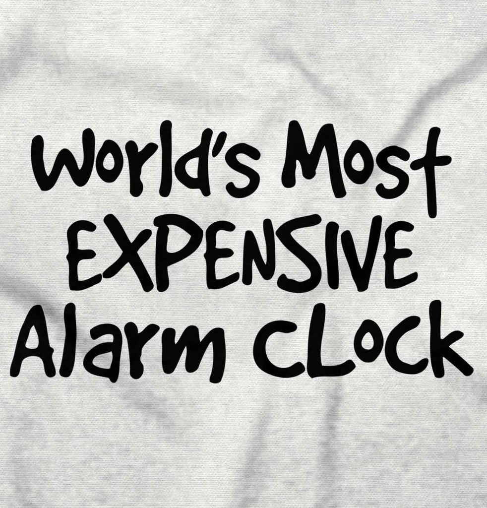 Alarm Clock Romper Bodysuit-Direct To Garment Print-Brisco Baby