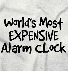 Alarm Clock Romper Bodysuit-Direct To Garment Print-Brisco Baby