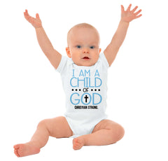 Cross Of God Romper Bodysuit-Direct To Garment Print-Brisco Baby