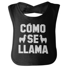 Como Se Llama Infant Baby Bib-Direct To Garment Print-Brisco Baby