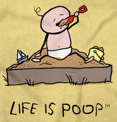 Eating Sand Infant Toddler T Shirt-Direct To Garment Print-Brisco Baby