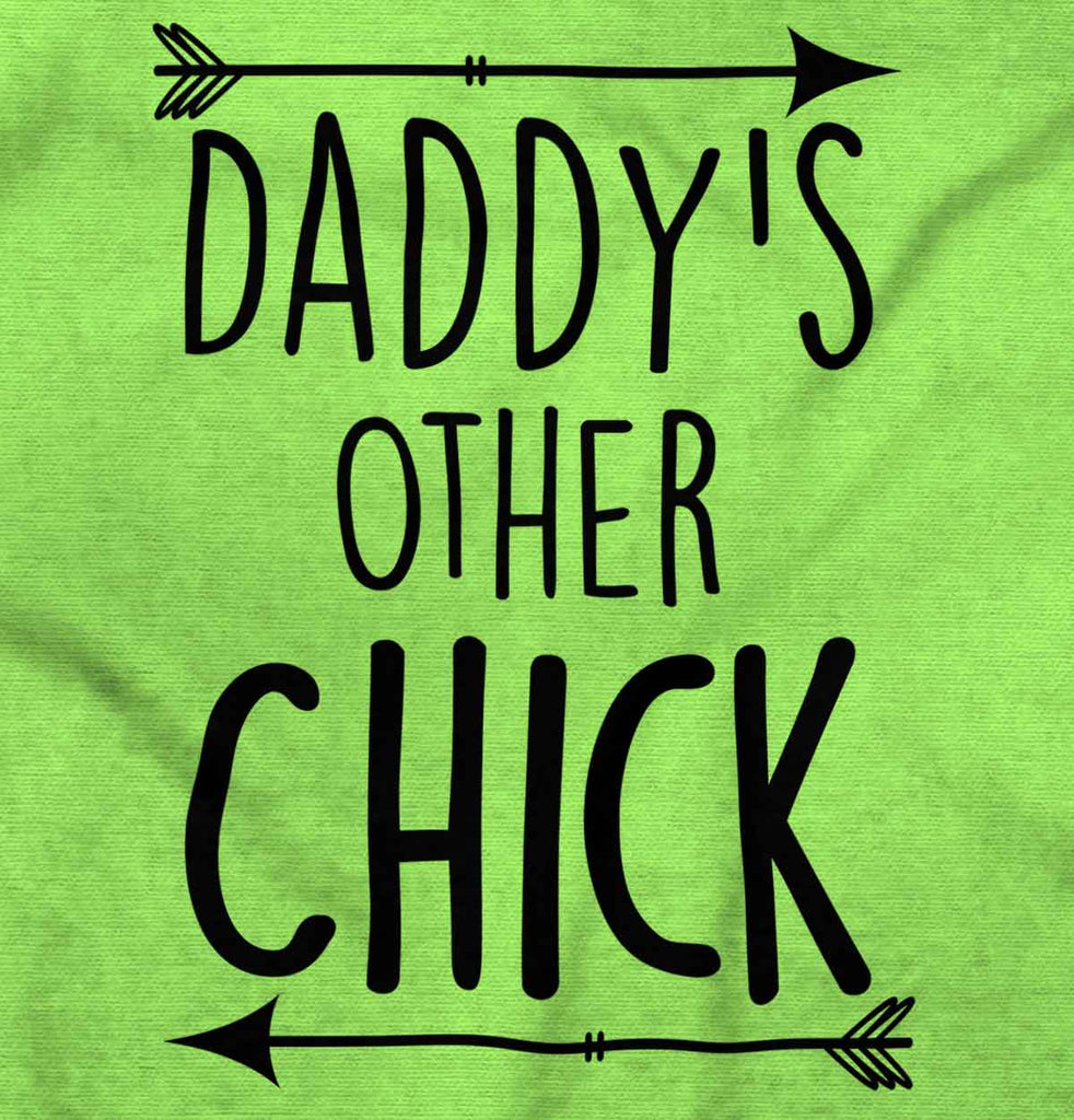 Daddy's Other Chick Romper Bodysuit-Direct To Garment Print-Brisco Baby