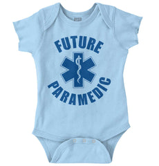 Future Paramedic Romper Bodysuit-Direct To Garment Print-Brisco Baby