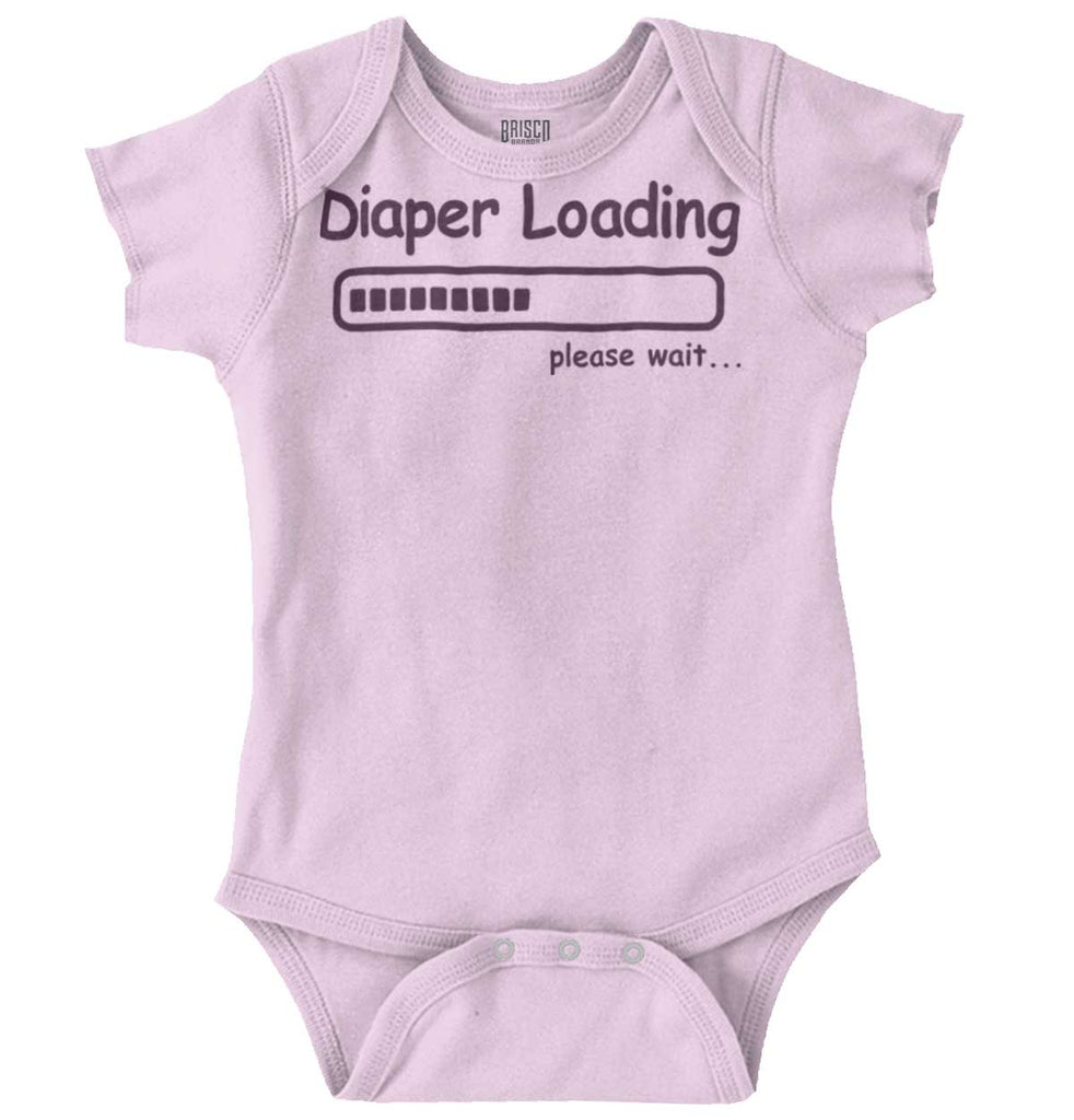 Diaper Loading Romper Bodysuit-Direct To Garment Print-Brisco Baby