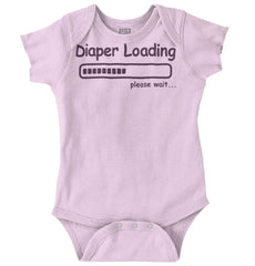 Diaper Loading Romper Bodysuit-Direct To Garment Print-Brisco Baby