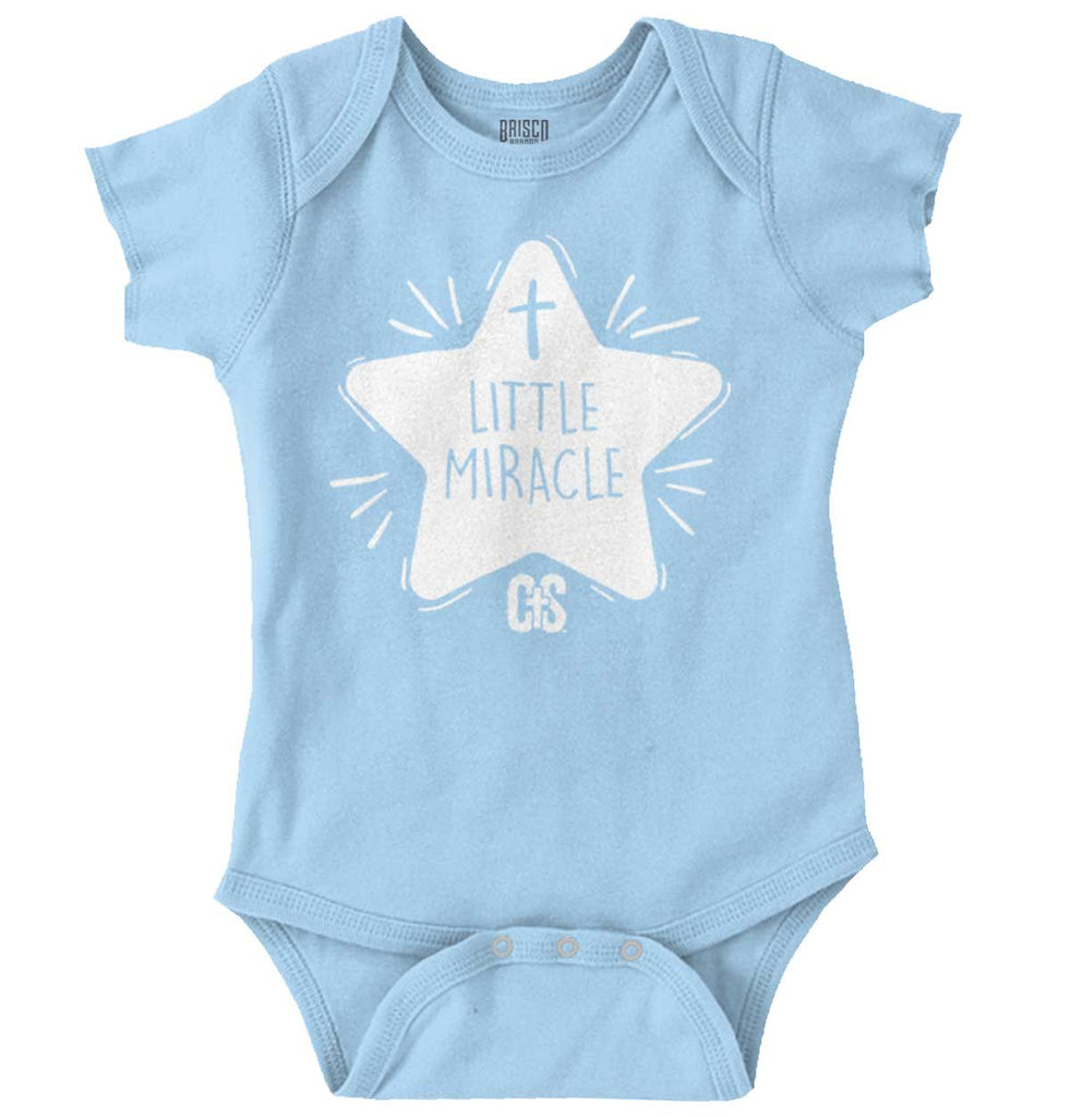Little Miracle Romper Bodysuit-Direct To Garment Print-Brisco Baby