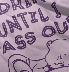 Until I Pass Out Infant Baby Bib-Direct To Garment Print-Brisco Baby