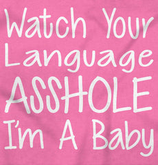 Watch The Language Baby Polka Dot Skirt Dress-Direct To Garment Print-Brisco Baby