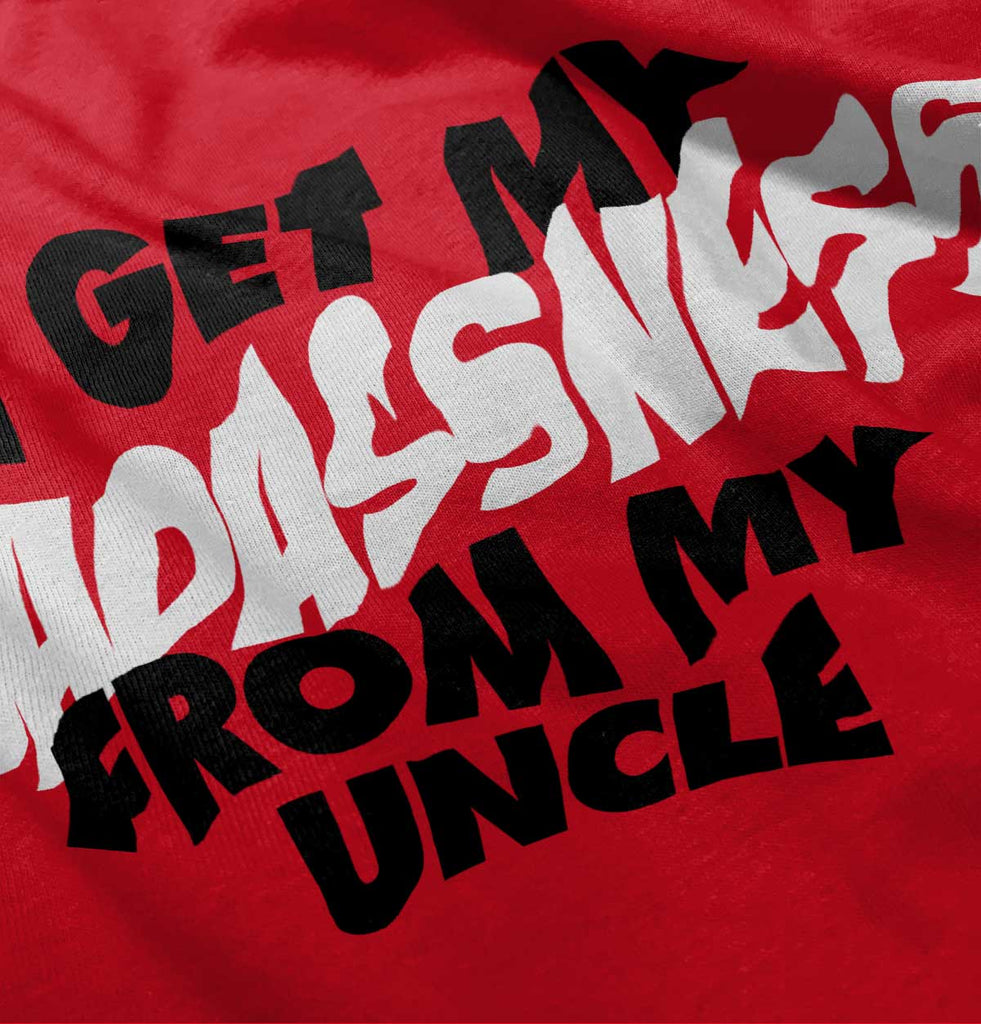 Badass Uncle Toddler Pullover Hoodie-Direct To Garment Print-Brisco Baby