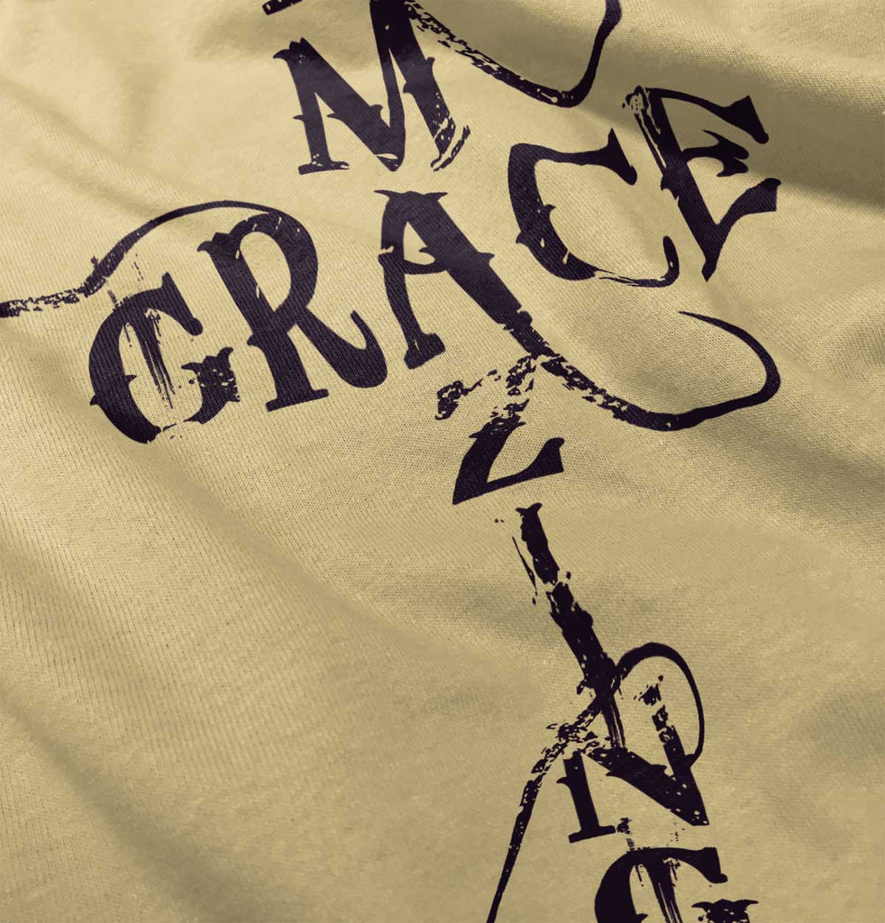 Amazing Grace Script Infant Toddler T Shirt-Direct To Garment Print-Brisco Baby