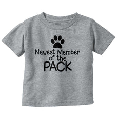 Member of the Pack Infant Toddler T Shirt-Direct To Garment Print-Brisco Baby