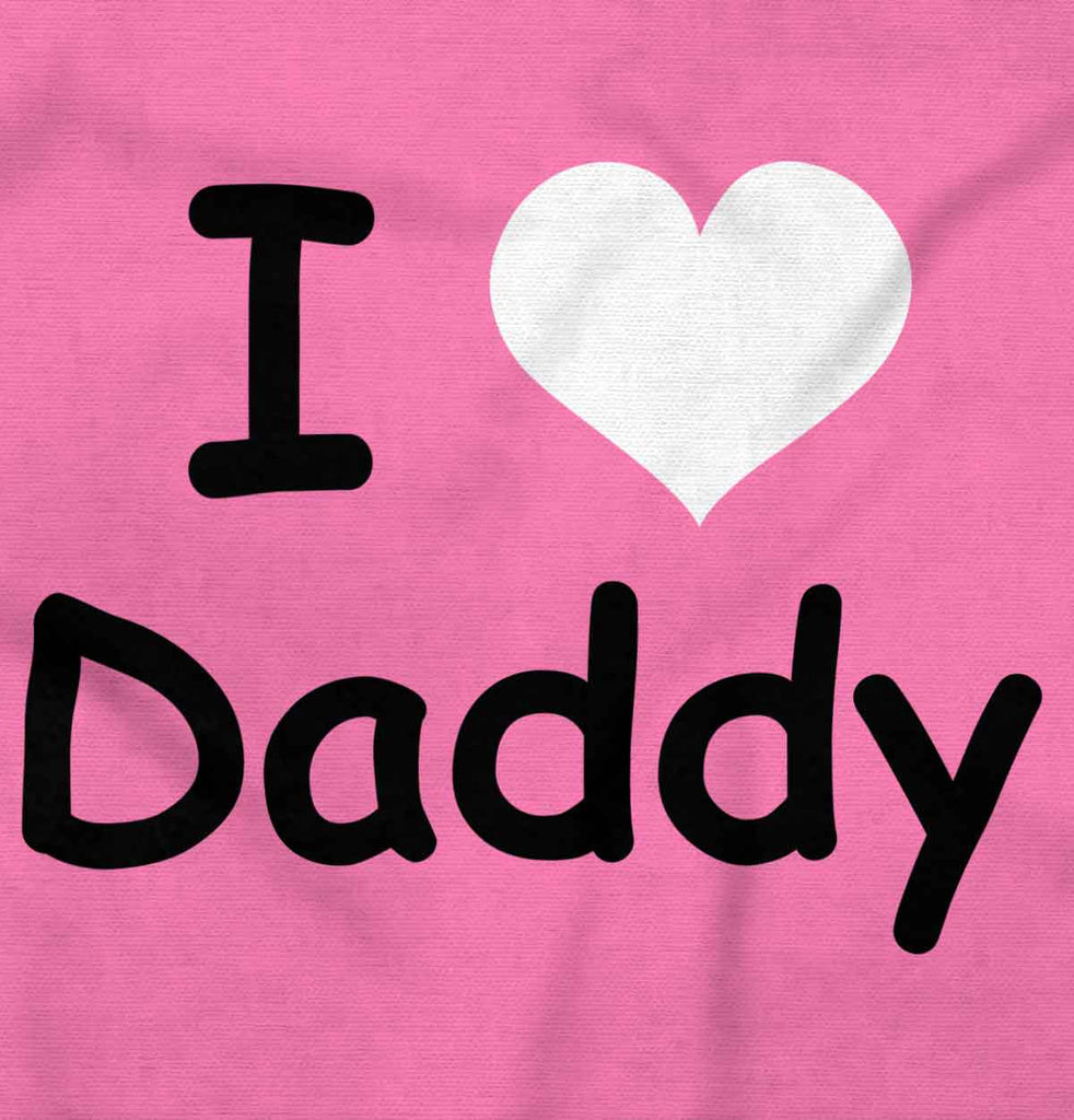 I Heart Daddy Baby Polka Dot Skirt Dress-Direct To Garment Print-Brisco Baby