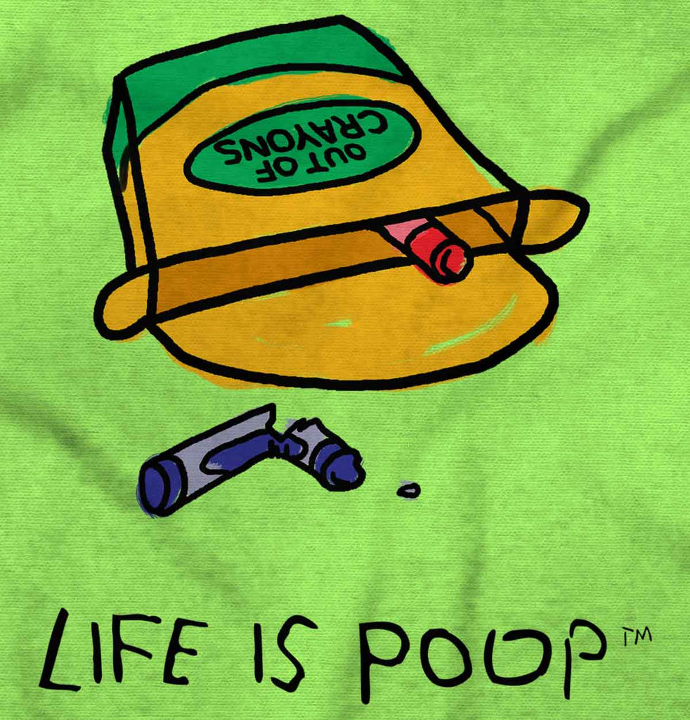 Out of Crayons Infant Toddler T Shirt-Direct To Garment Print-Brisco Baby